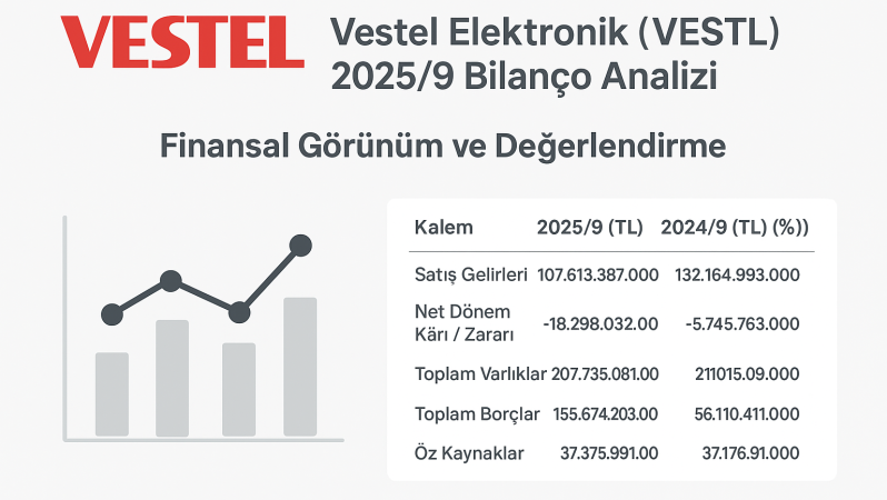 Vestel Elektronik (VESTL) 2025/9 Bilanço Analizi